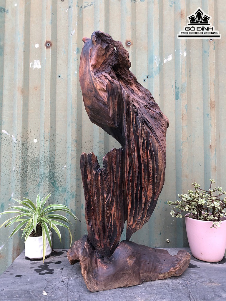 Tương Thần Trà Lục Vũ Gỗ Bách Xanh Cao 68 Ngang 32 Sâu 25 (cm) 3