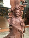 Tượng Phật Bà Quan Âm Gỗ Cẩm Cao 102 Ngang 45 Sâu 32 (cm) 0