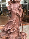 Tượng Phật Bà Quan Âm Gỗ Cẩm Cao 102 Ngang 45 Sâu 32 (cm) 2