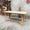 Bộ Bàn Ăn Gỗ Tần Bì  Cao 75 Ngang 160 Rộng 70 (cm) 1