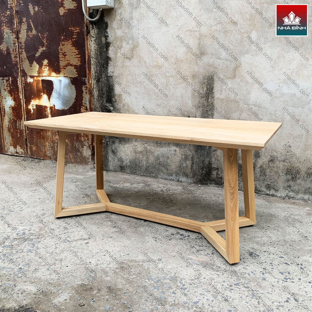 Bộ Bàn Ăn Gỗ Tần Bì  Cao 75 Ngang 160 Rộng 70 (cm) 1