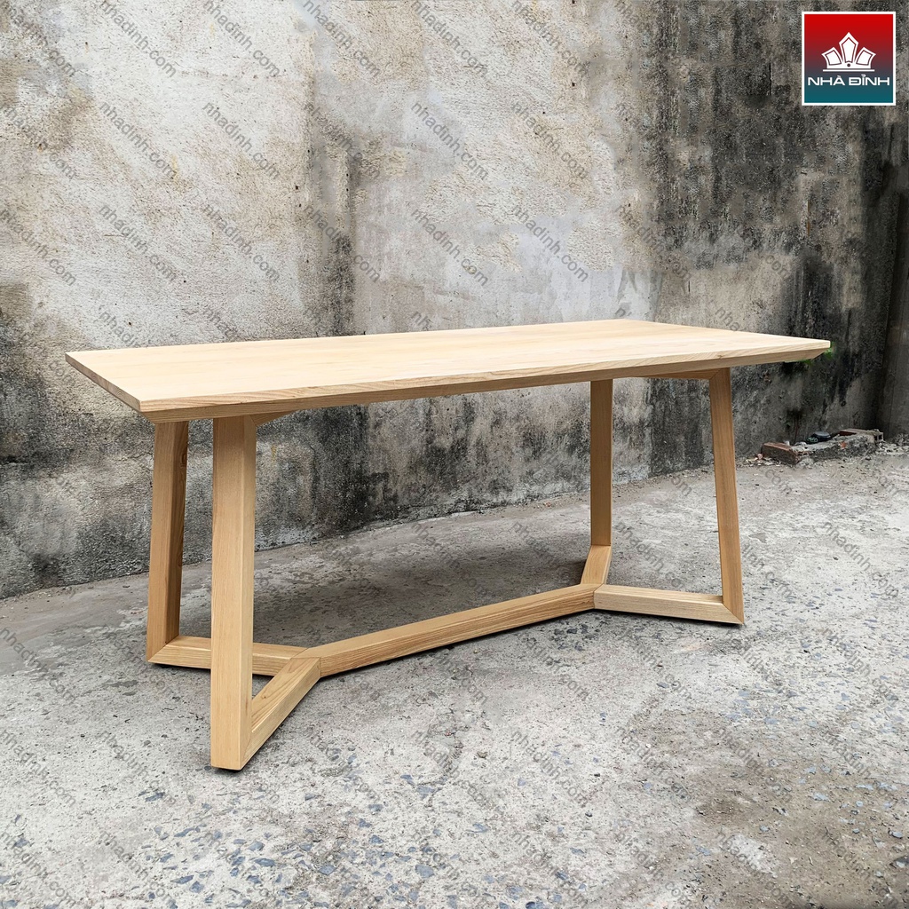 Bộ Bàn Ăn Gỗ Tần Bì  Cao 75 Ngang 160 Rộng 70 (cm)