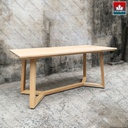 Bộ Bàn Ăn Gỗ Tần Bì  Cao 75 Ngang 160 Rộng 70 (cm)