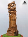 Tượng Ông Thọ Gỗ Hương Cao 123 Ngang 50 Sâu 34 (cm) 1