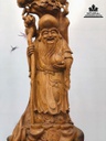 Tượng Ông Thọ Gỗ Hương Cao 123 Ngang 50 Sâu 34 (cm) 6