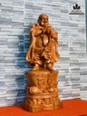 Tượng Di Lặc Chúc Phúc Gỗ Hương Đá Cao 50 Rộng 20 Sâu 16 (cm) 1