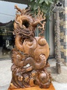 Tượng Rồng (Nhất Long) Gỗ Bách Xanh Cao Cả Kỷ 128 Ngang  56 Sâu 16 (cm) 1