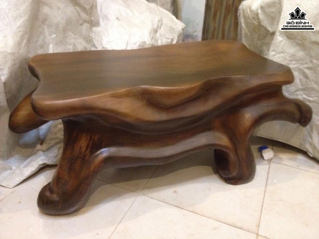 Đôn Gỗ Nguyên Khối Gỗ Sao Xanh Cao 40 Ngang 104 Sâu 44 Mặt 84-41(cm)DS102 0