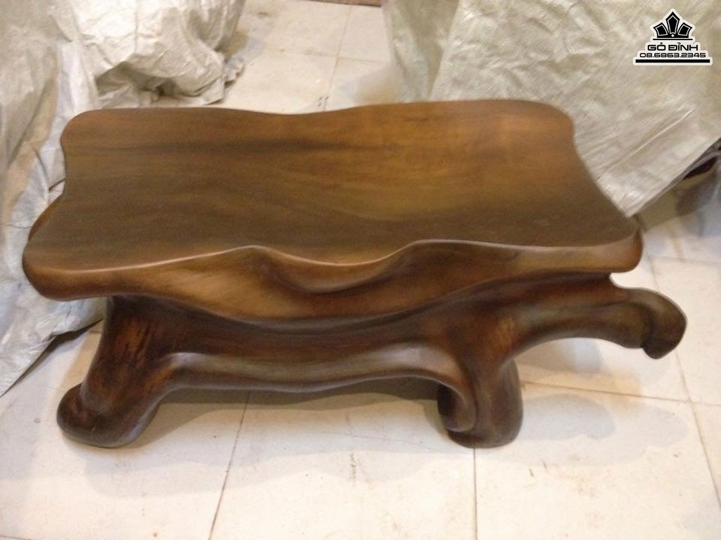 Đôn Gỗ Nguyên Khối Gỗ Sao Xanh Cao 40 Ngang 104 Sâu 44 Mặt 84-41(cm)DS102 6