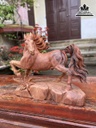 Tượng Ngựa (Nhất Mã) Gỗ Hương Cao 34 Ngang 36 Sâu 16(cm) 0