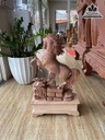 Tượng Ngựa (Nhất Mã) Gỗ Hương Cao Cả Kỷ 77 Ngang 44 Sâu 15 (cm) 4