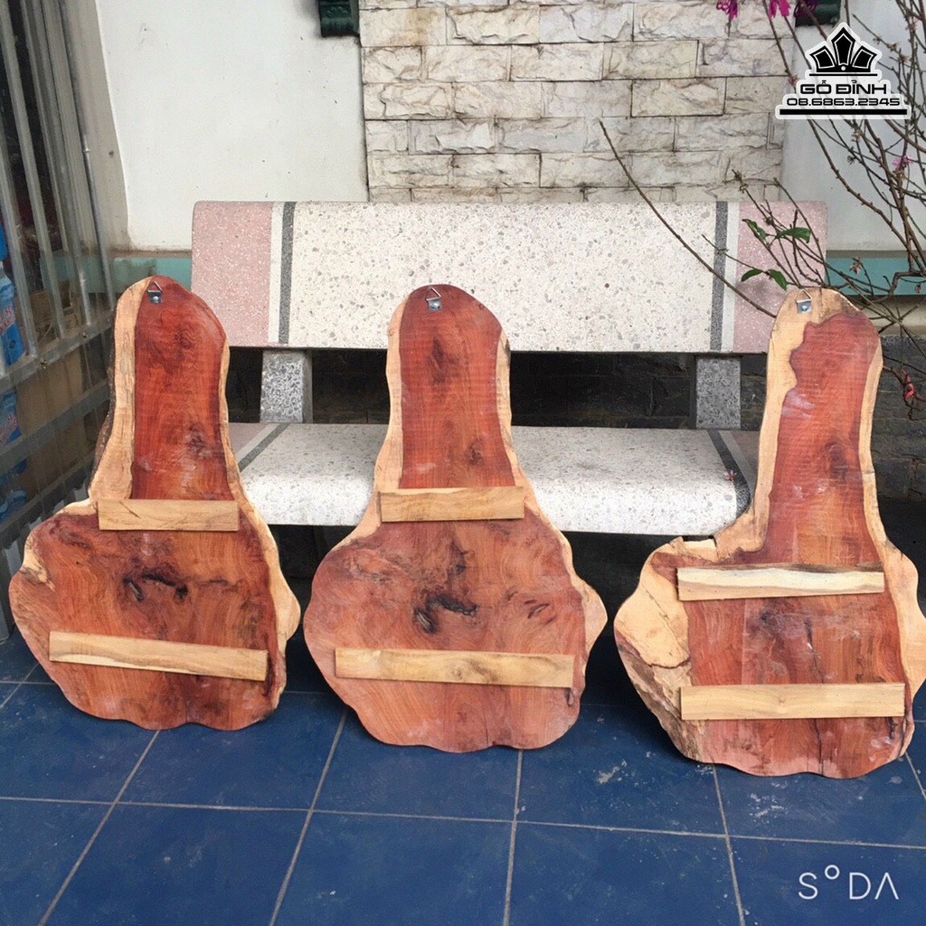 Tranh Gỗ Phúc Lộc Thọ Gỗ Hương Cao 75 Rộng 48 Dày 2 (cm) 3