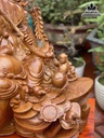 Tượng Phật Di Lặc Ngũ Phúc Gỗ Hương Cao Cả Kỷ 120 Ngang 96 Sâu 66 (cm) 0