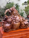Tượng Phật Di Lặc Ngũ Phúc Gỗ Hương Cao Cả Kỷ 120 Ngang 96 Sâu 66 (cm) 5
