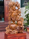 Tượng Phật Di Lặc Ngũ Phúc Gỗ Hương Cao Cả Kỷ 179 Ngang  90 Sâu 55 (cm) 3