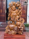 Tượng Phật Di Lặc Ngũ Phúc Gỗ Hương Cao Cả Kỷ 179 Ngang  90 Sâu 55 (cm) 6