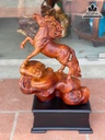 Tượng Ngựa (Nhất Mã) Gỗ Hương Cao Cả Kỷ 80 Ngang 50 Sâu 25 (cm) 0