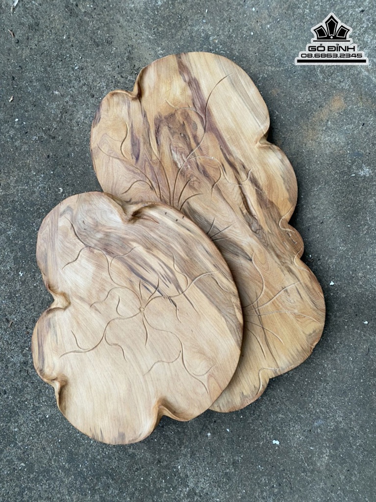 Khay Trà Gỗ Ngọc Am Cao 6 Dài 48 Rộng 36 (cm) 0