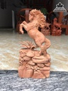 Tượng Ngựa Nhất Mã Gỗ Hương Cao 42 Ngang 20 Sâu 10 (cm) 1