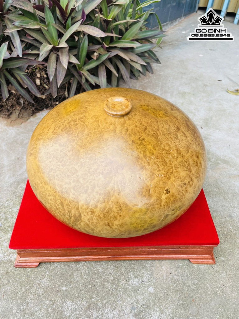 Bình Chum Phú Quý Gỗ Nu Kháo Cao 18 Đường Kính 35 (cm) 1