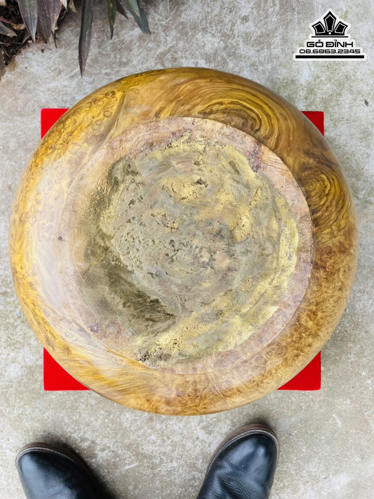 Bình Chum Phú Quý Gỗ Nu Kháo Cao 18 Đường Kính 35 (cm) 4