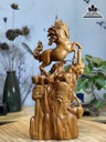 Tượng Ngựa Song Mã Uyên Ương Gỗ Hương Đá Cao 50 Ngang 23 Sâu 12 (cm) 0