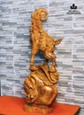 Tượng Dê (Nhất Dương)Tài Lộc Gỗ Hương Cao 63 Ngang 28 Sâu 20 (cm) 1