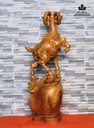 Tượng Dê (Nhất Dương)Tài Lộc Gỗ Hương Cao 63 Ngang 28 Sâu 20 (cm) 3