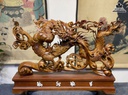 Tượng Rồng (Nhất Long) Gỗ Hương Cao 38 Ngang70 Sâu 12 (cm) 5