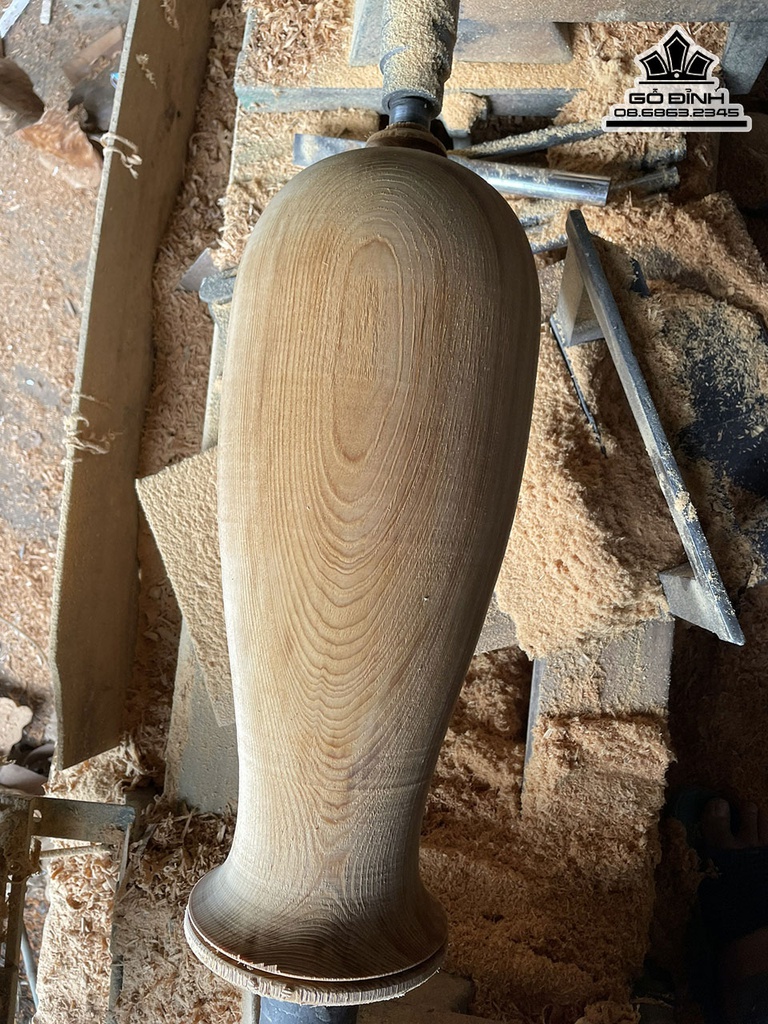 Bình Chum Phú Quý Gỗ Ngọc Am Cao 52.5 Đường Kính 20 (cm) 1