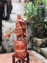 Tượng Quan Công Gỗ Hương Việt Cao 81 Ngang 30 Sâu 30 (cm) 2