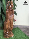 Tương Ông Thọ Gỗ Bách Xanh Cao 58 Ngang 17 Sâu 13 (cm) 1
