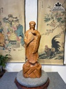 Tượng Gia Cát Lương (Không Minh) Gỗ Hương Đá Cao 80 Ngang 28 Sâu 20 (cm) 1