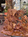 Tương Gia Đình Gà Gỗ Hương Viết Cao 65 Ngang 80 Sâu 30 (cm) 2