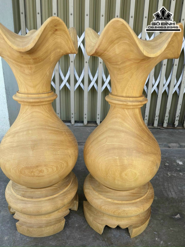 Bình Gỗ Mit Cao 58 Ngang 24 (cm) 1