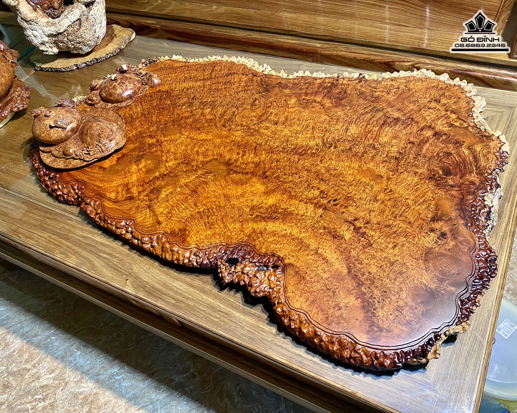 Mặt Bàn Gỗ Nu Hương Rộng 120 Ngang 74 Dày 5 (cm) 1