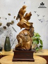 Tương Đạt Ma Sư Tổ Bay Gỗ Ngọc Am Cao 63 Ngang 30 Sâu 22 (cm) 0