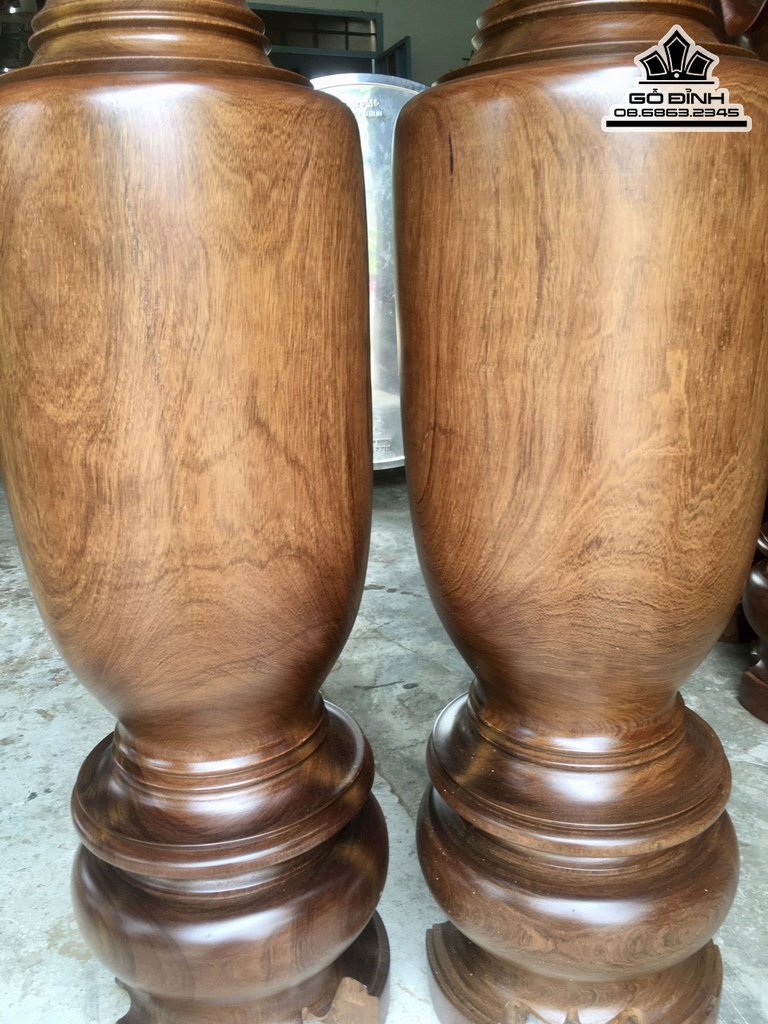Cặp Lục Bình Gỗ Ké Cao 120 Đường Kính 32 (cm) 2