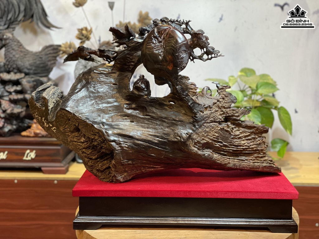 Tương Thần Trà Gỗ Trắc Cao 46 Ngang 69 Sâu 27 (cm)