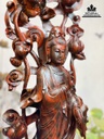 Tương Phật Bà Quan Âm Gỗ Trắc Cao 84 Ngang 30 Sâu 24 (cm)