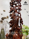 Tương Phật Bà Quan Âm Gỗ Trắc Cao 84 Ngang 30 Sâu 24 (cm)