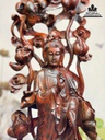 Tương Phật Bà Quan Âm Gỗ Trắc Cao 84 Ngang 30 Sâu 24 (cm)