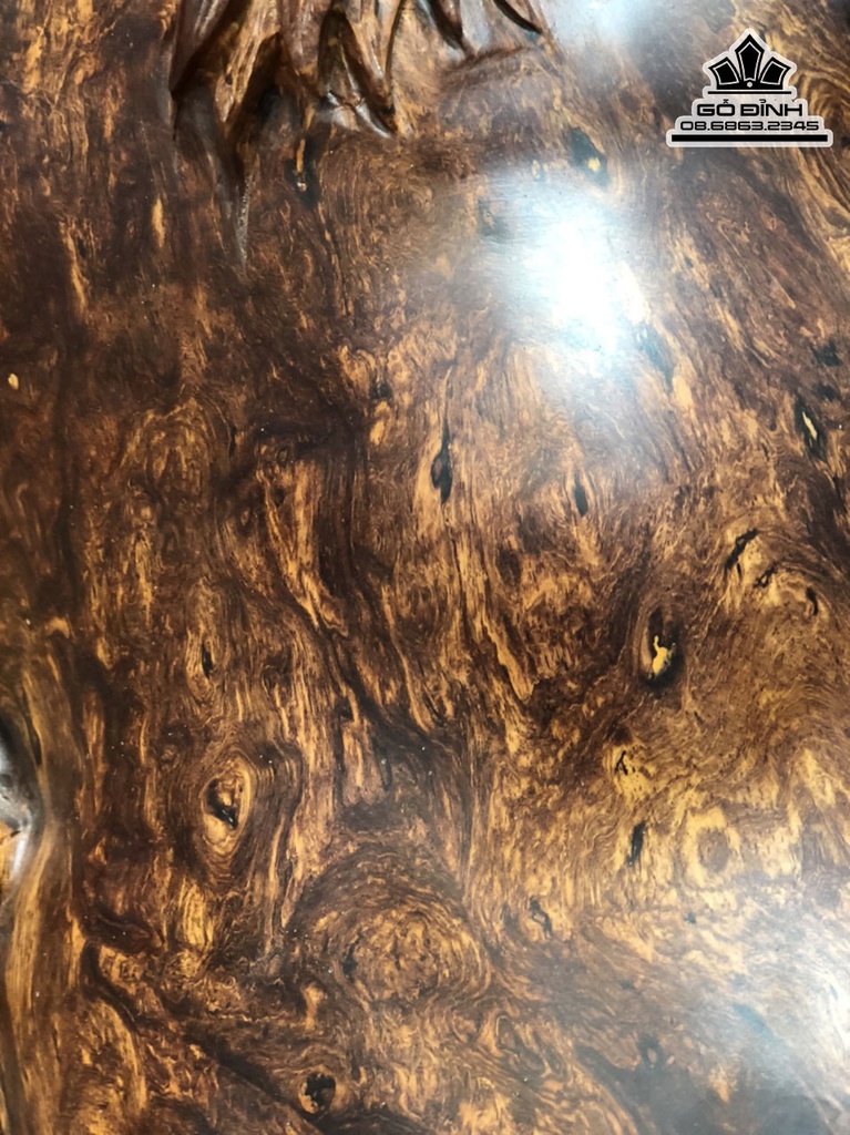 Tượng Heo Rừng Gỗ Nu Cẩm Cao 55 Ngang 50 Sâu 30 (cm) 5