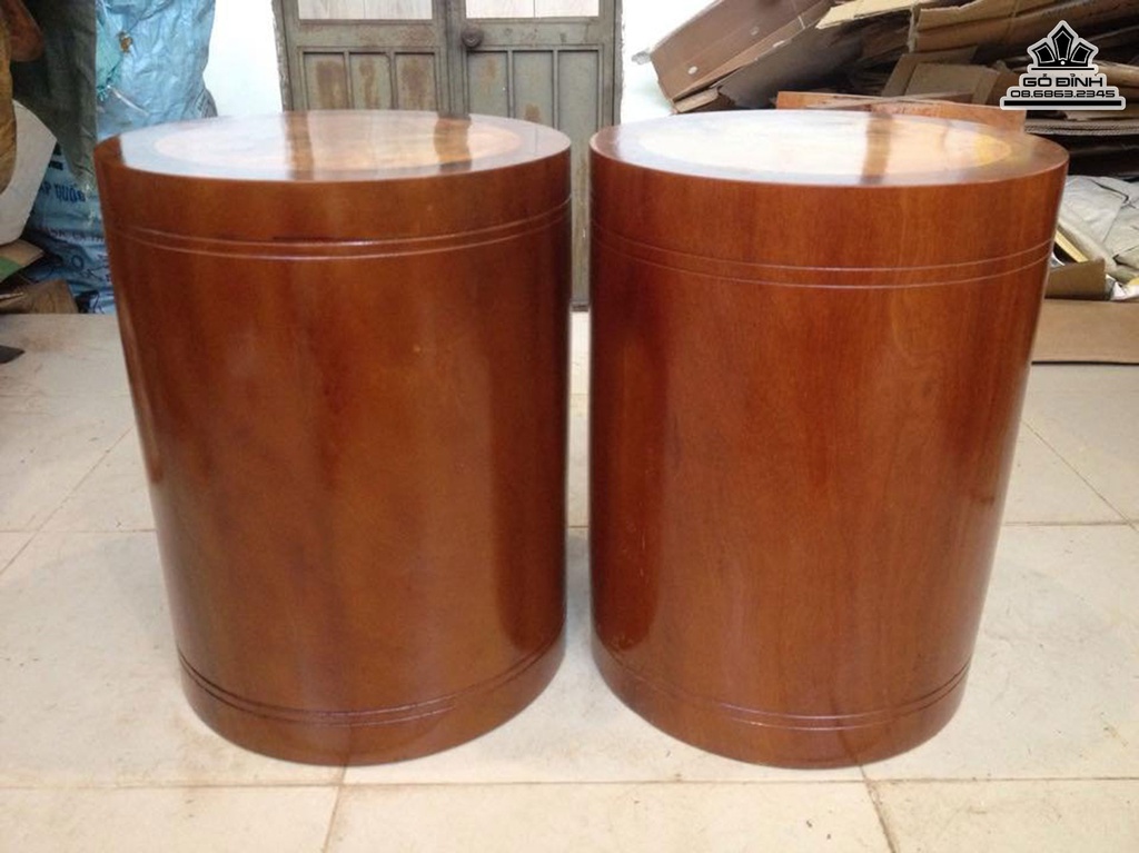 Cặp Đôn Gỗ Lim Cao 45 Mặt 34 (cm)DL165 7