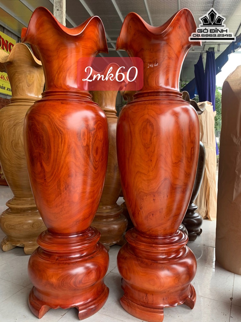 Lục Bình Gỗ Hương Cao 200 Đường Kính 60 (cm) 0