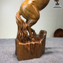 Tượng Ngựa Nhất Mã Gỗ Bách Xanh Cao 61 Ngang 26 Sâu 17 (cm) 0