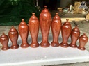 Bộ Bình Chum Gỗ Hương Cao  15-35 Đường Kính 6-9 (cm) 1