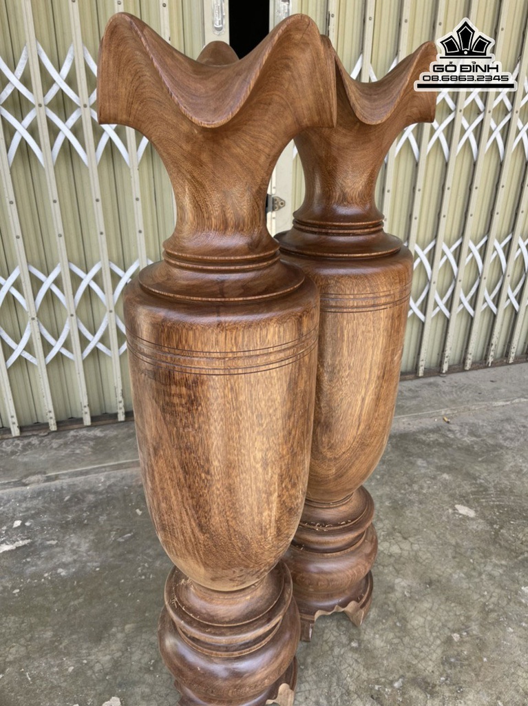 Cặp Lục Bình Gỗ Ké Cao 120 Đường Kính 29 (cm) 3