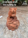 Tượng Chuột Gỗ Hương Việt Cao 30 Ngang 20 Sâu 14 (cm) 3