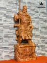 Tượng Quan Công Chấn Ải Gỗ Hương Đá Cao 60 Rộng 25 Sâu 16 (cm) 2